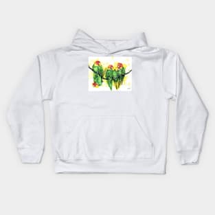 Carolina Parakeet Kids Hoodie